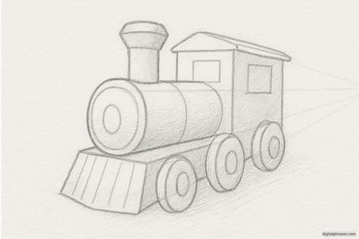 How To Draw a Toy Train How To Draw a Toy Train