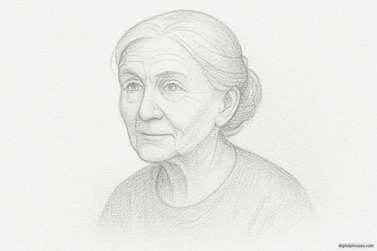 How to Draw an Old Lady How to Draw an Old Lady