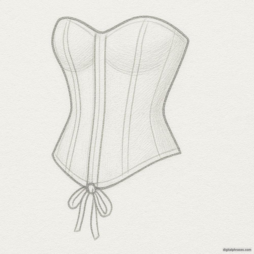How To Draw a Corset How To Draw a Corset