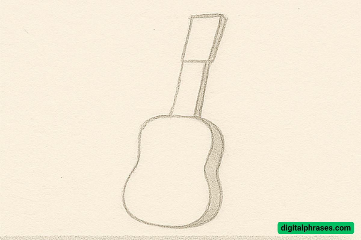 How To Draw a Guitar How To Draw a Guitar