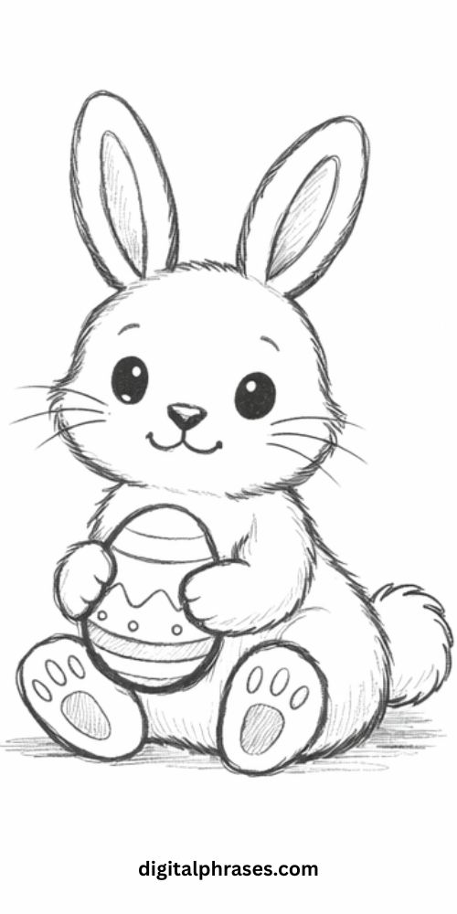 How To Draw an Easter Bunny