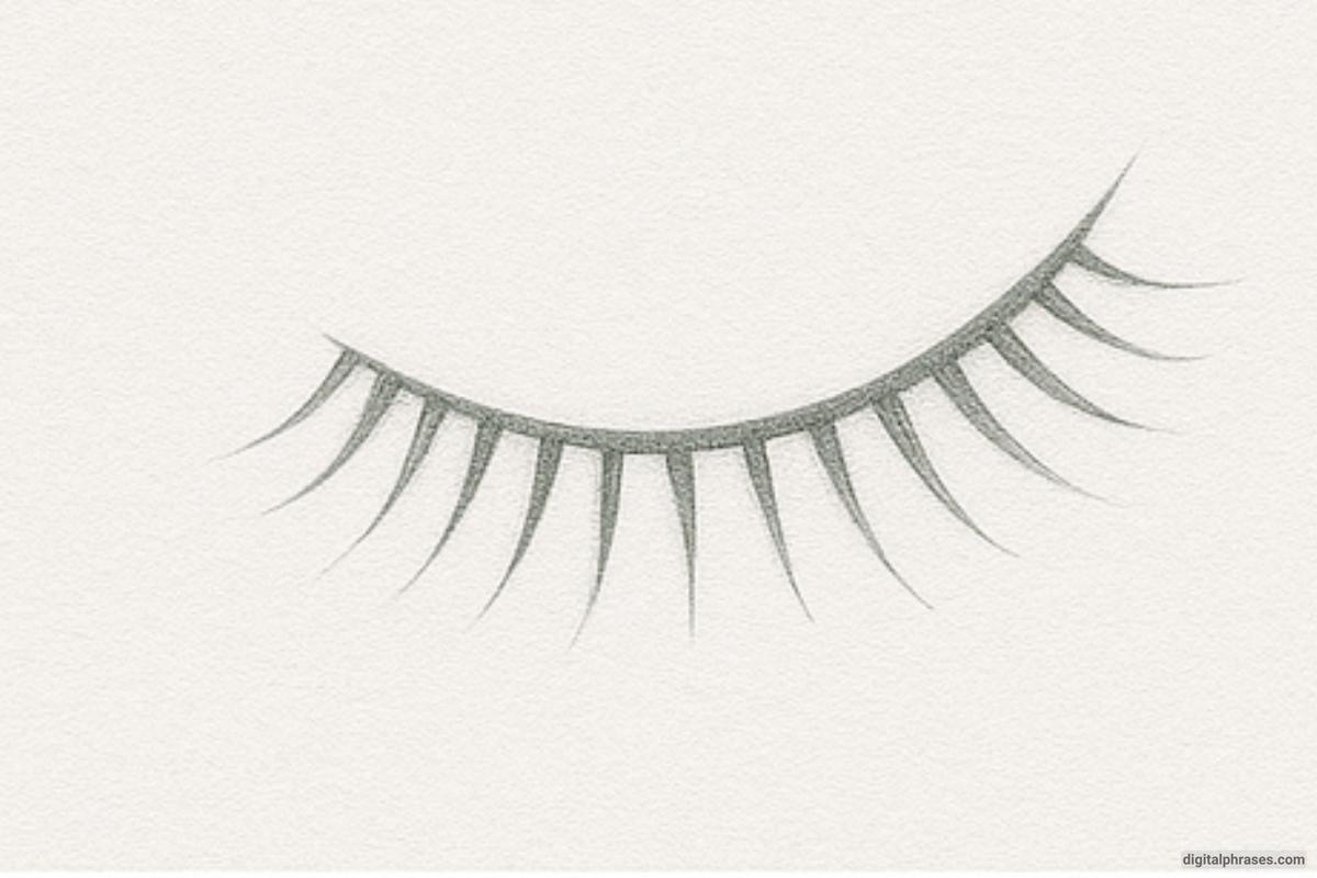 How To Draw Eyelashes How To Draw Eyelashes