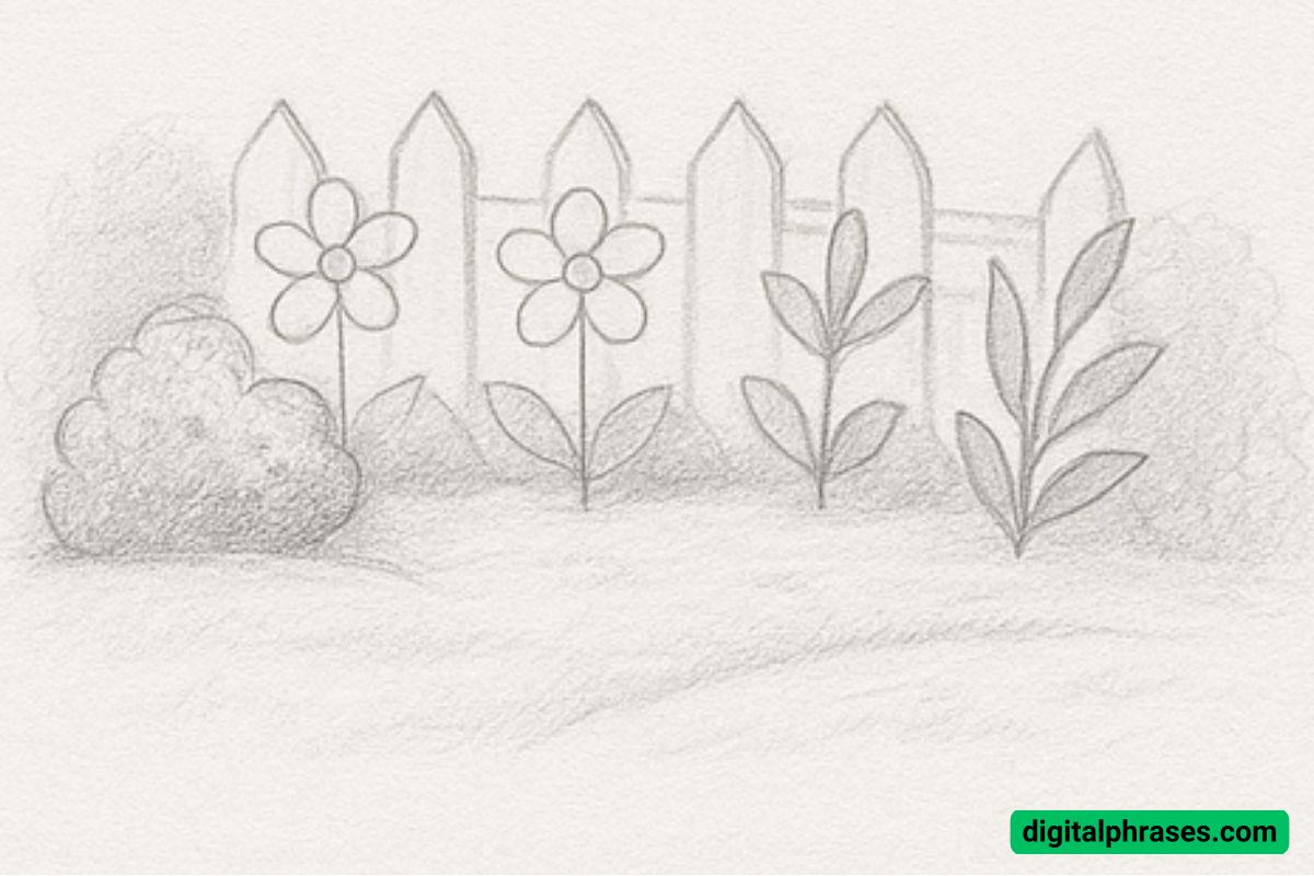 How To Draw a Garden How To Draw a Garden