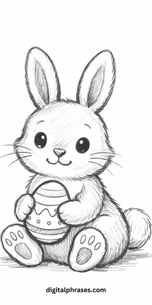 How To Draw an Easter Bunny