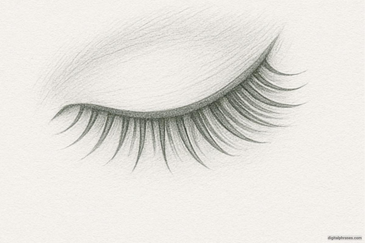 How To Draw Eyelashes How To Draw Eyelashes