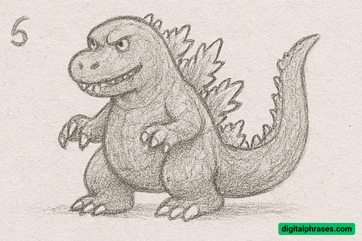 How To Draw a Godzilla How To Draw a Godzilla