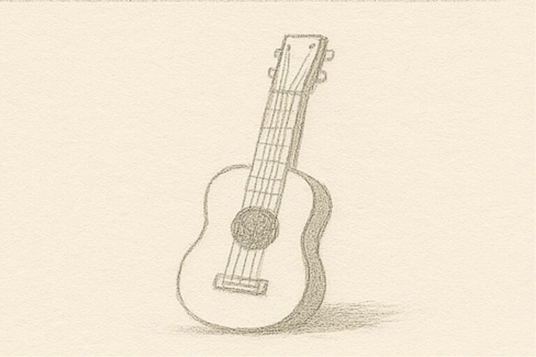 How To Draw a Guitar