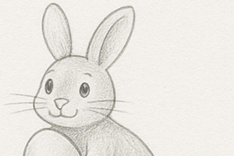 How To Draw an Easter Bunny