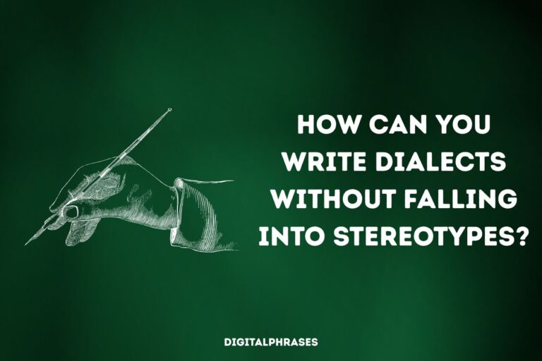 How Can You Write Dialects Without Falling Into Stereotypes?