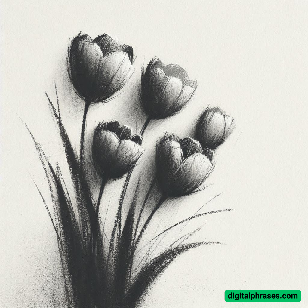 24 Tulip Drawing Ideas (For Kids and Adults, Bouquet, Garden and Cartoons) 24 Tulip Drawing Ideas (For Kids and Adults, Bouquet, Garden and Cartoons)