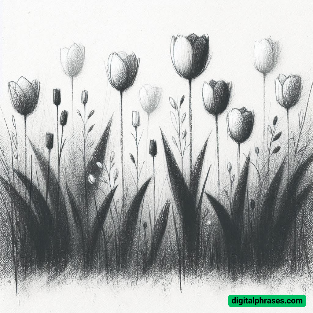 24 Tulip Drawing Ideas (For Kids and Adults, Bouquet, Garden and Cartoons) 24 Tulip Drawing Ideas (For Kids and Adults, Bouquet, Garden and Cartoons)