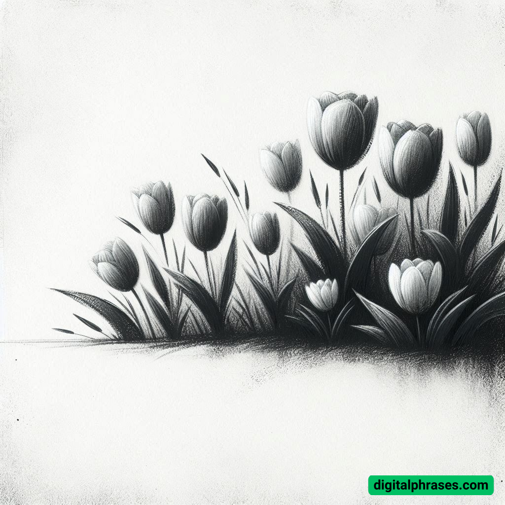 24 Tulip Drawing Ideas (For Kids and Adults, Bouquet, Garden and Cartoons) 24 Tulip Drawing Ideas (For Kids and Adults, Bouquet, Garden and Cartoons)