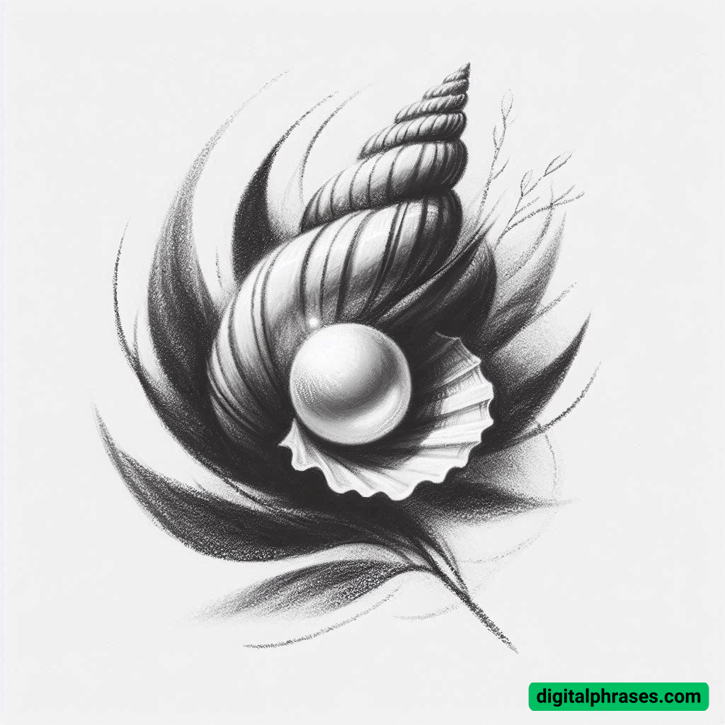 30 Sea Shell Drawing Ideas (Simple, Easy, Cartoon and With Pearl) 30 Sea Shell Drawing Ideas (Simple, Easy, Cartoon and With Pearl)