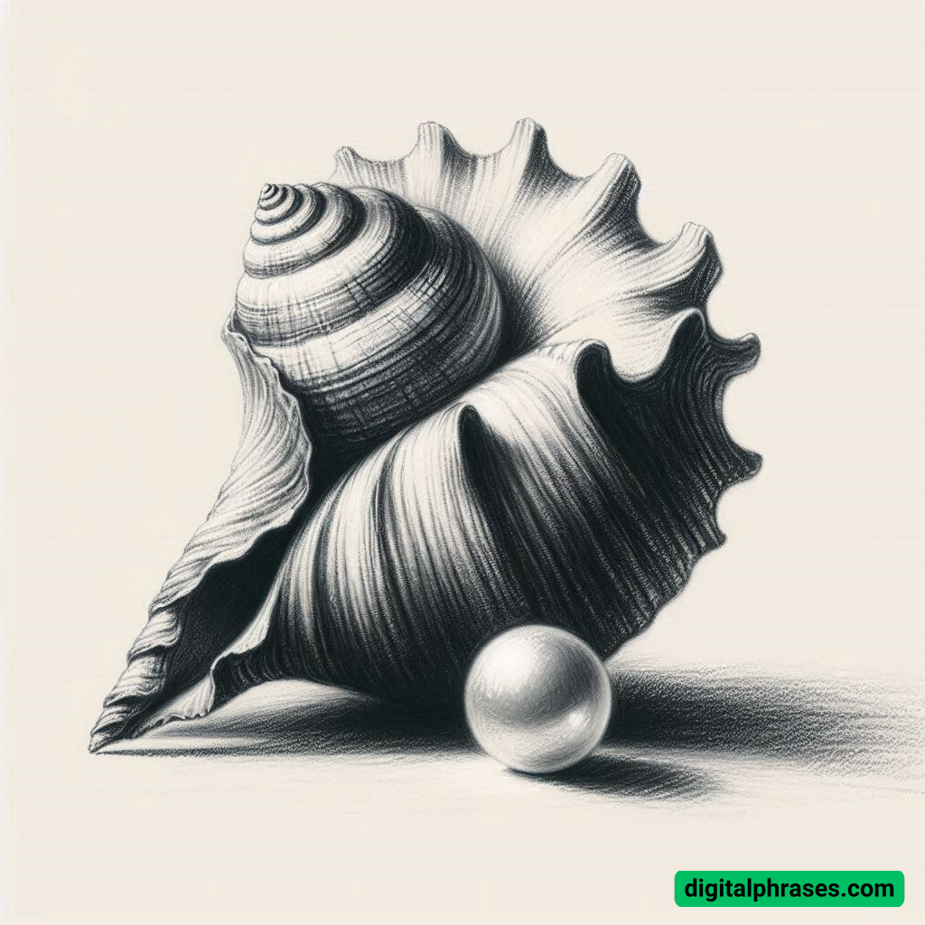 30 Sea Shell Drawing Ideas (Simple, Easy, Cartoon and With Pearl) 30 Sea Shell Drawing Ideas (Simple, Easy, Cartoon and With Pearl)