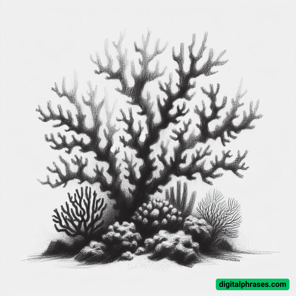 21 Coral Reef Drawings (Simple, Realistic and Cartoons) 21 Coral Reef Drawings (Simple, Realistic and Cartoons)