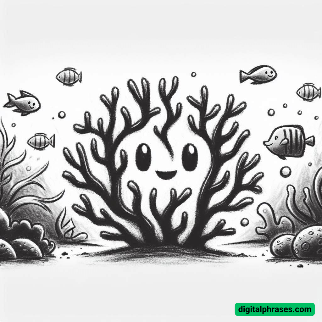 21 Coral Reef Drawings (Simple, Realistic and Cartoons) 21 Coral Reef Drawings (Simple, Realistic and Cartoons)