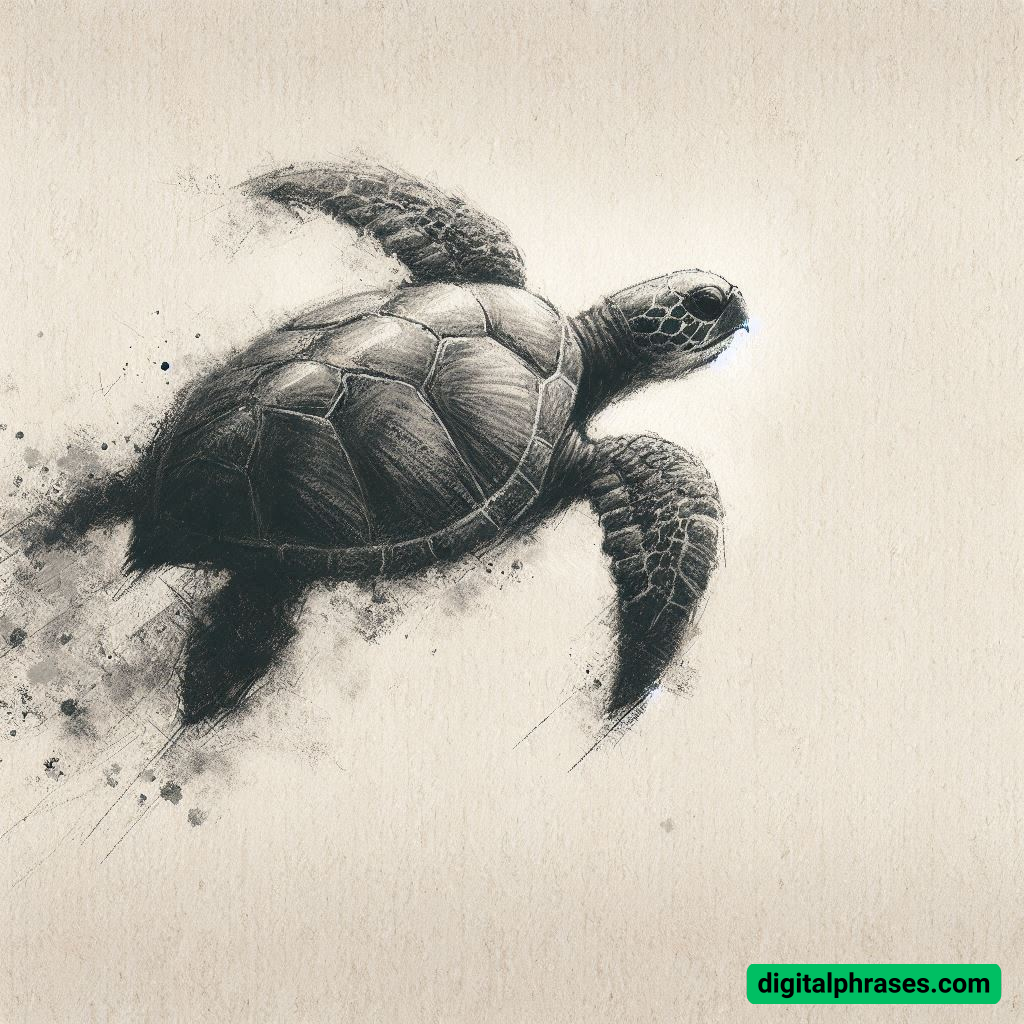 25 Sea Turtle Drawing Ideas (Simple, Easy, Cartoon, Sea Turtle Shells, Head and Face)