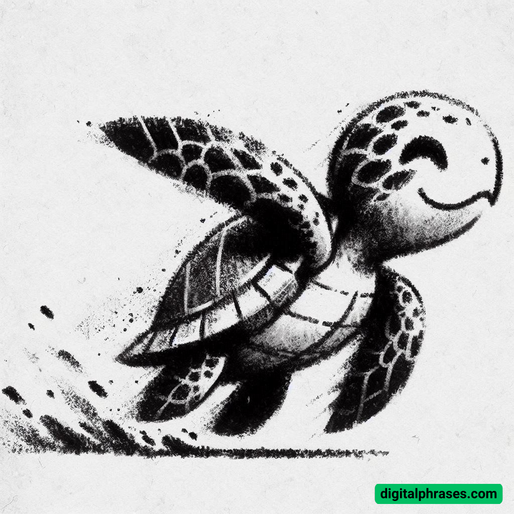 25 Sea Turtle Drawing Ideas (Simple, Easy, Cartoon, Sea Turtle Shells, Head and Face)