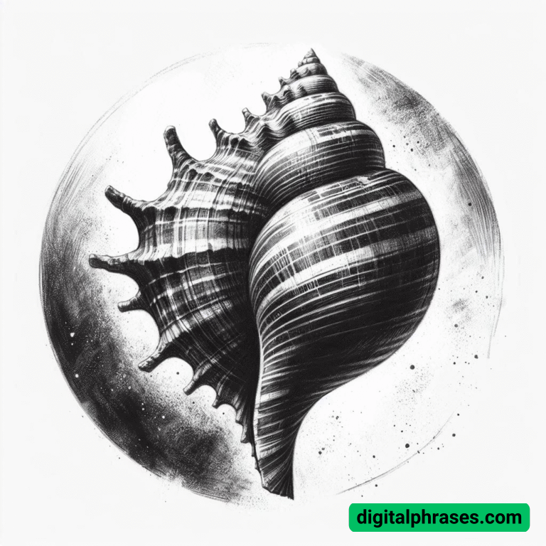 30 Sea Shell Drawing Ideas (Simple, Easy, Cartoon and With Pearl)