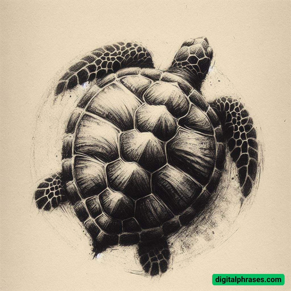 25 Sea Turtle Drawing Ideas (Simple, Easy, Cartoon, Sea Turtle Shells, Head and Face)