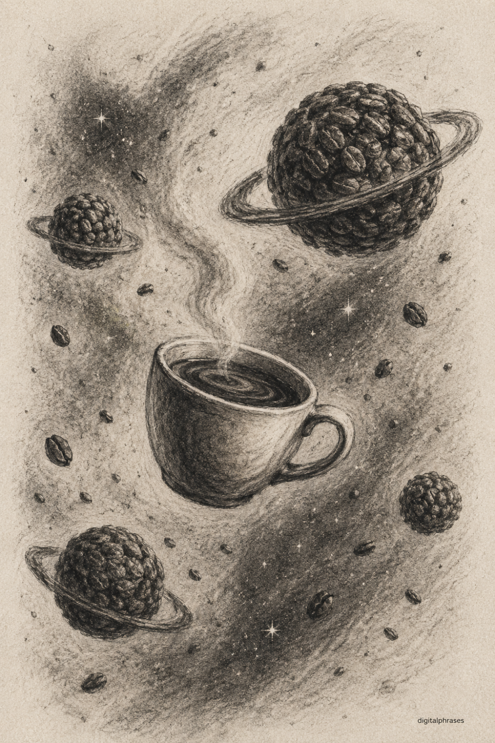 Coffee and Coffee Cup Drawing Ideas