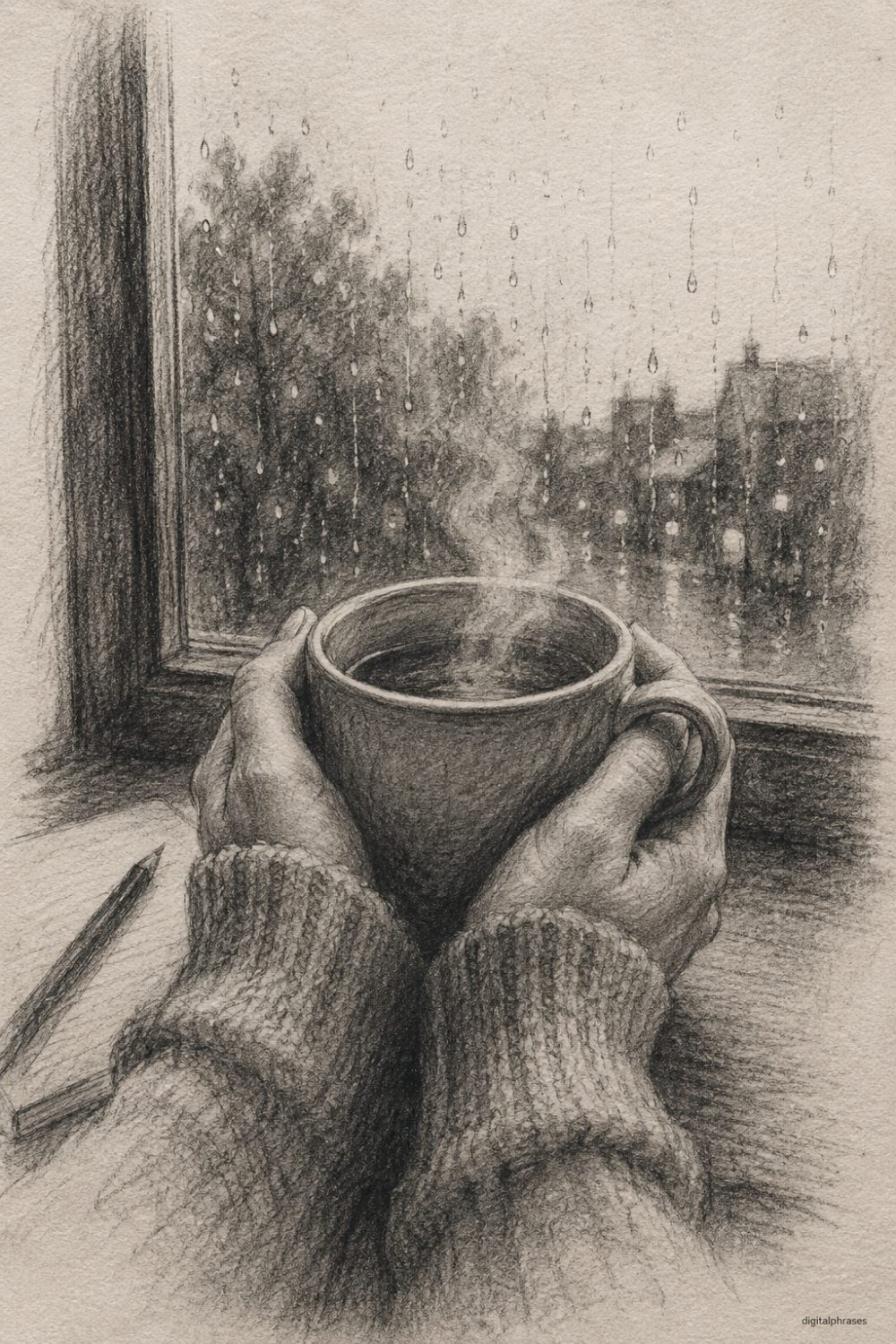 Coffee and Coffee Cup Drawing Ideas