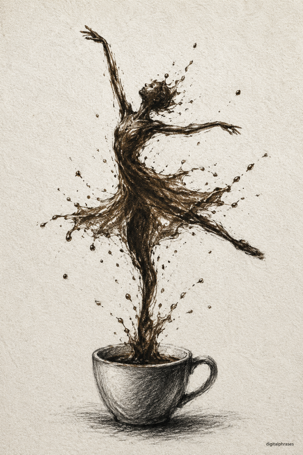 Coffee and Coffee Cup Drawing Ideas