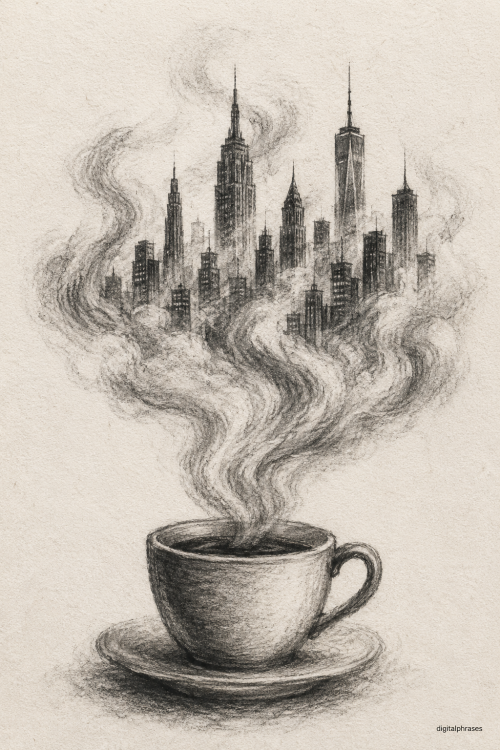 Coffee and Coffee Cup Drawing Ideas