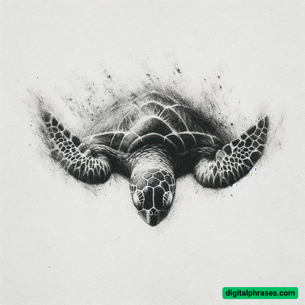 25 Sea Turtle Drawing Ideas (Simple, Easy, Cartoon, Sea Turtle Shells, Head and Face)