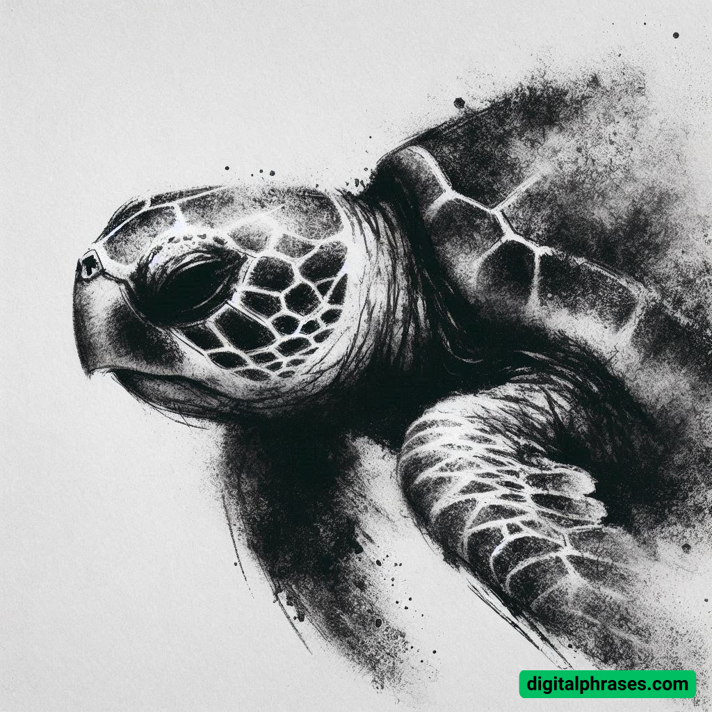25 Sea Turtle Drawing Ideas (Simple, Easy, Cartoon, Sea Turtle Shells, Head and Face)