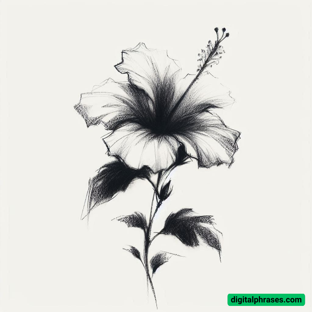 21 Hibiscus Drawing Ideas (Easy, For Kids, Plant and Leaf) 21 Hibiscus Drawing Ideas (Easy, For Kids, Plant and Leaf)