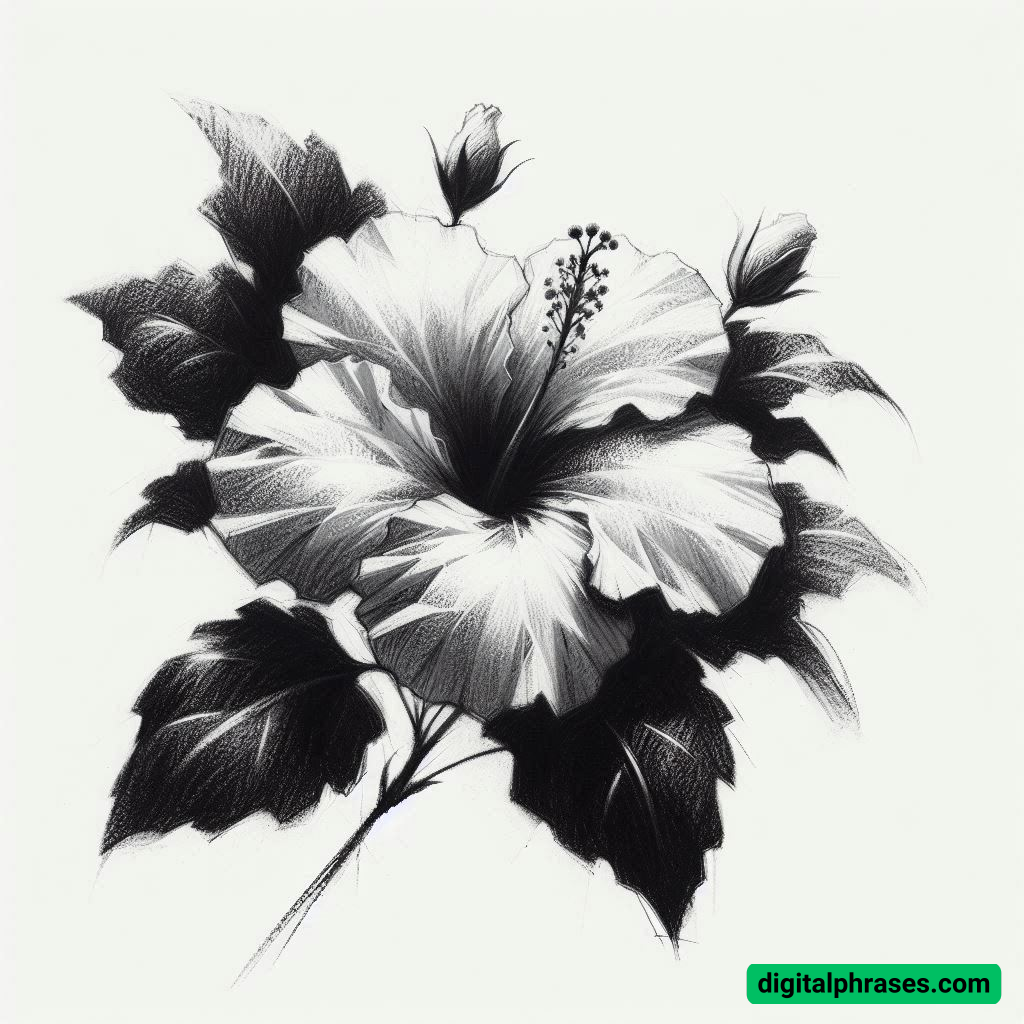 21 Hibiscus Drawing Ideas (Easy, For Kids, Plant and Leaf) 21 Hibiscus Drawing Ideas (Easy, For Kids, Plant and Leaf)