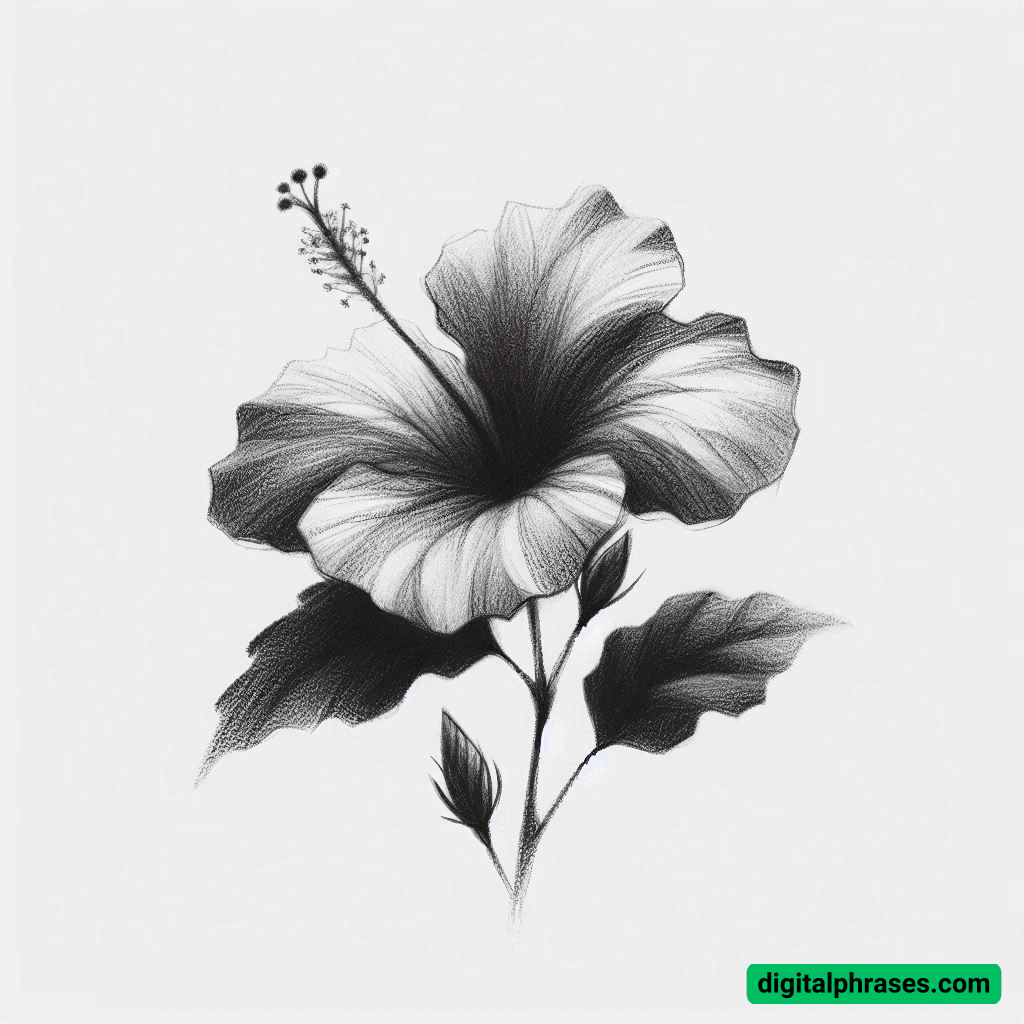 21 Hibiscus Drawing Ideas (Easy, For Kids, Plant and Leaf) 21 Hibiscus Drawing Ideas (Easy, For Kids, Plant and Leaf)