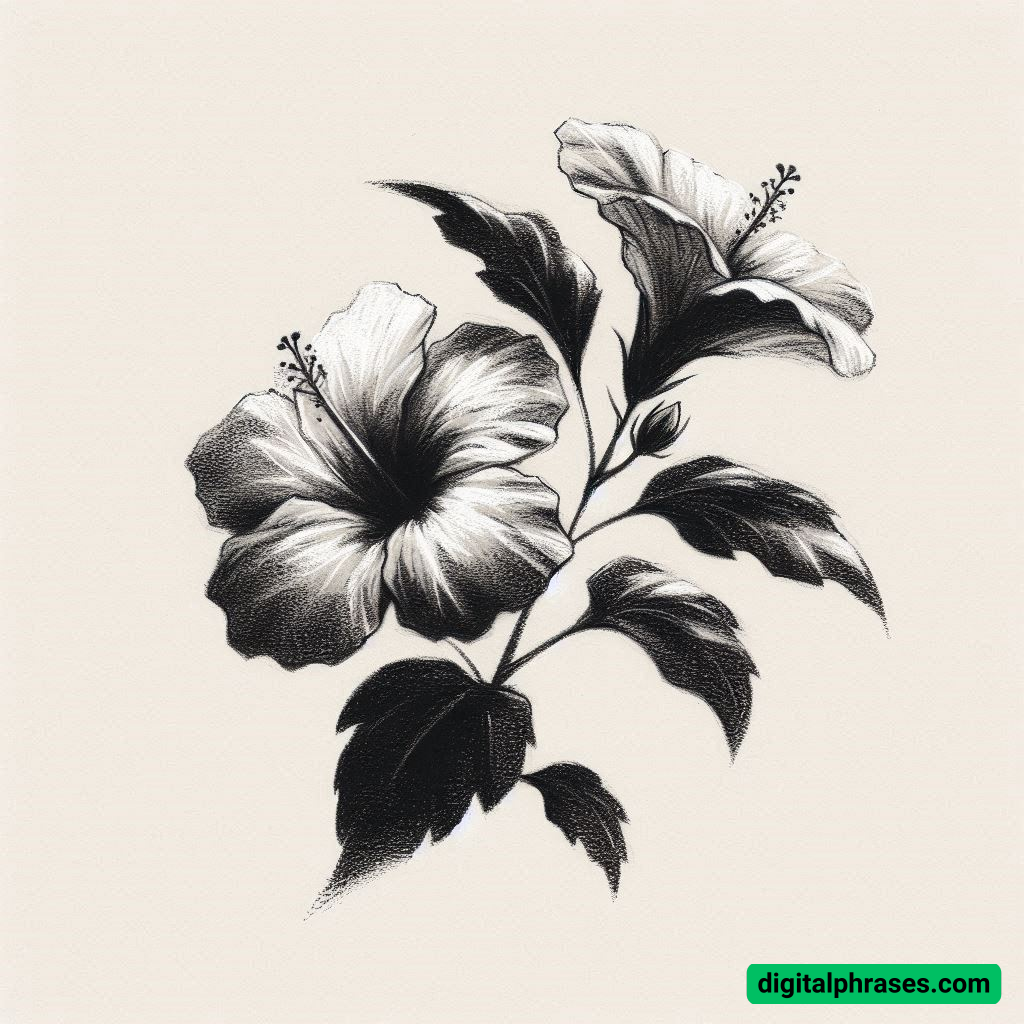 21 Hibiscus Drawing Ideas (Easy, For Kids, Plant and Leaf) 21 Hibiscus Drawing Ideas (Easy, For Kids, Plant and Leaf)