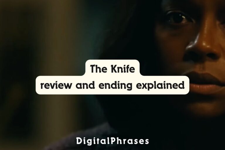 The Knife Review and Ending Explained