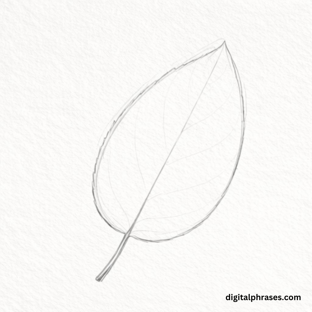 How To Draw a Leaf?