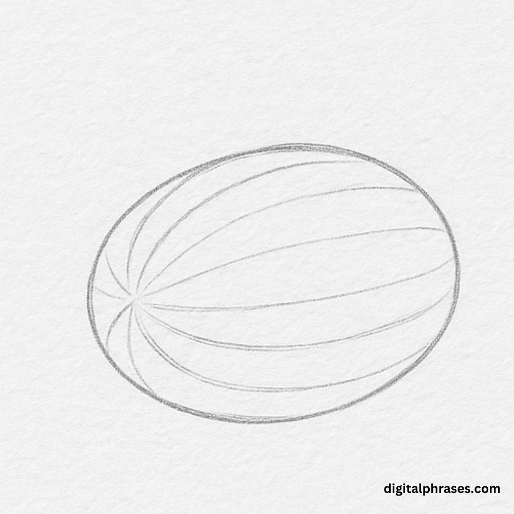 How To Draw a Watermelon