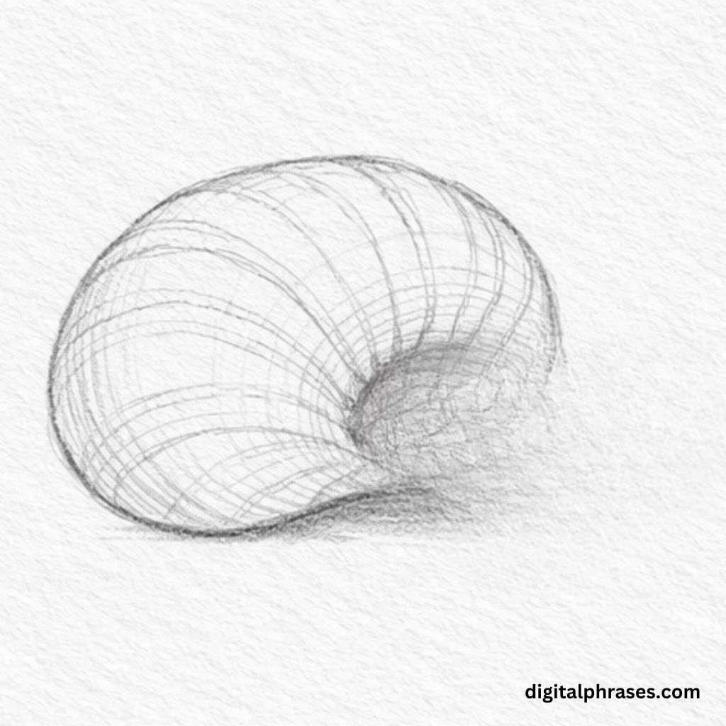 How To Draw a Sea Shell