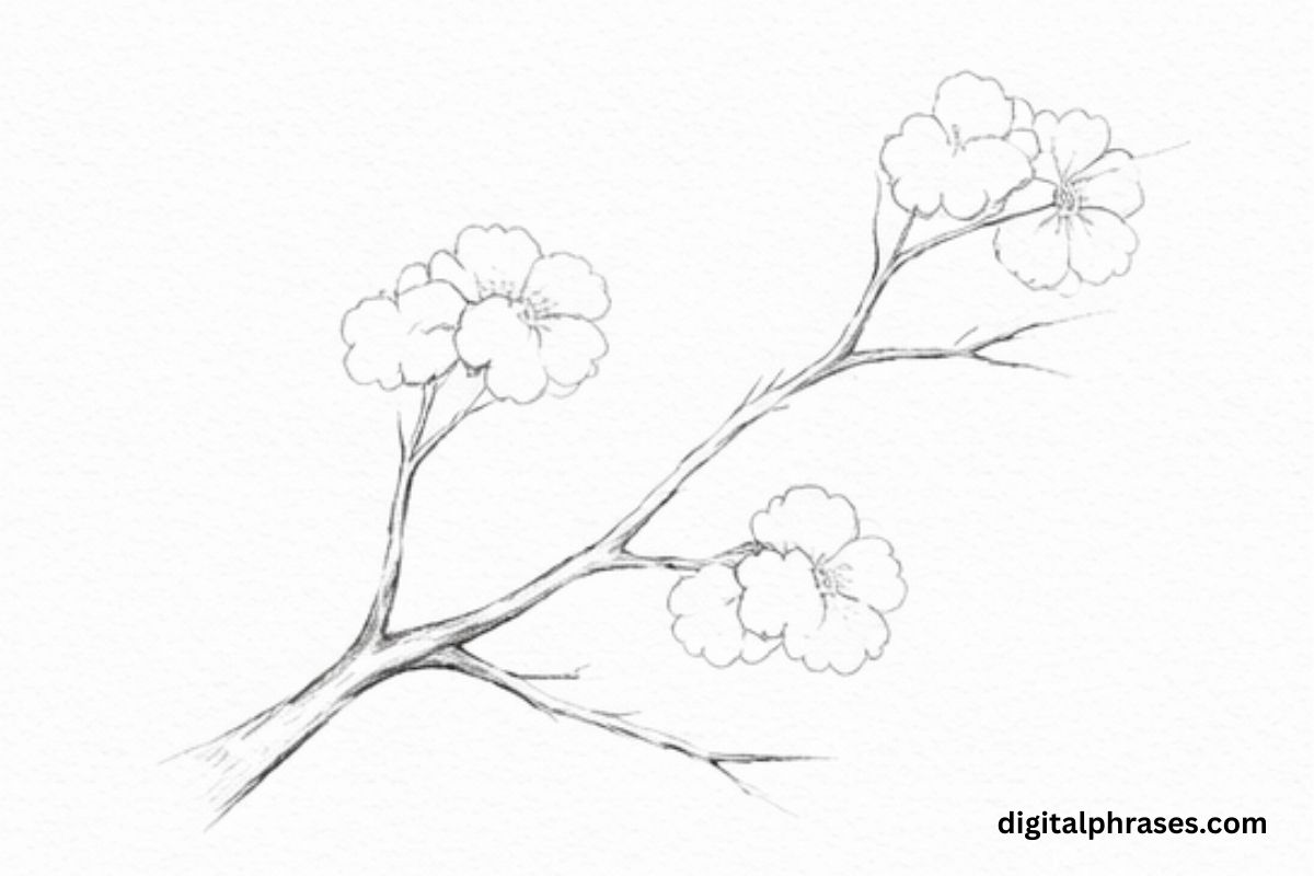 How To Draw Cherry Blossom?