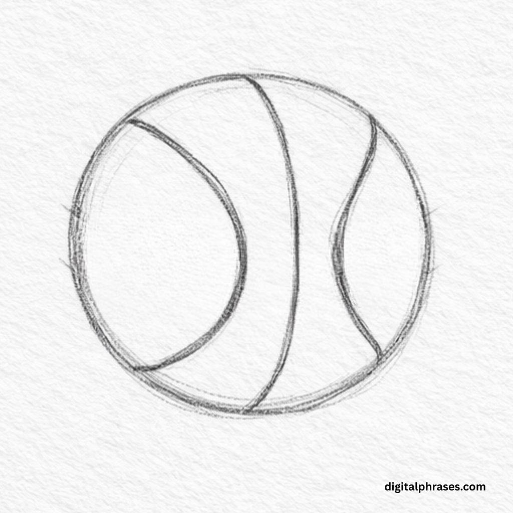 How To Draw a Basketball?