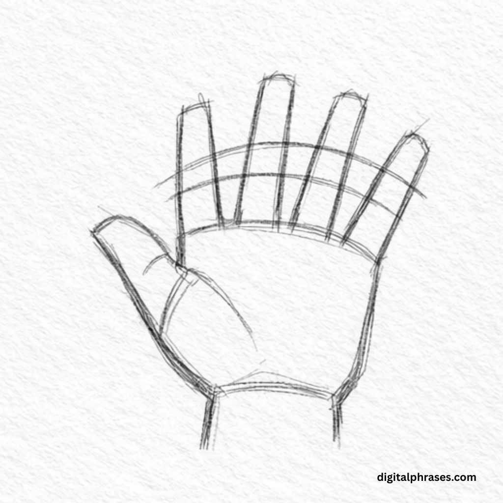 How To Draw a Human Hand?