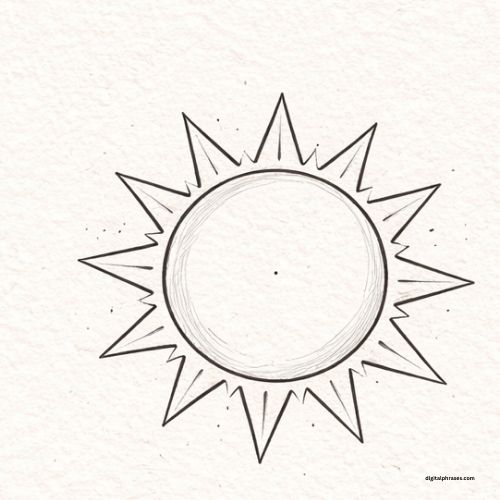How To Draw a Sun?
