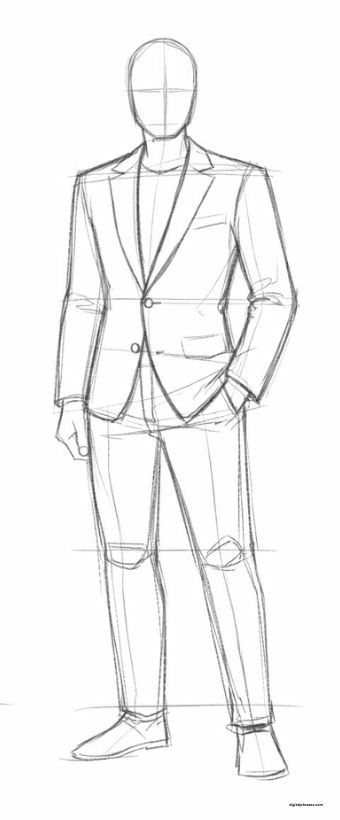 How To Draw a Man in a Suit? How To Draw a Man in a Suit?