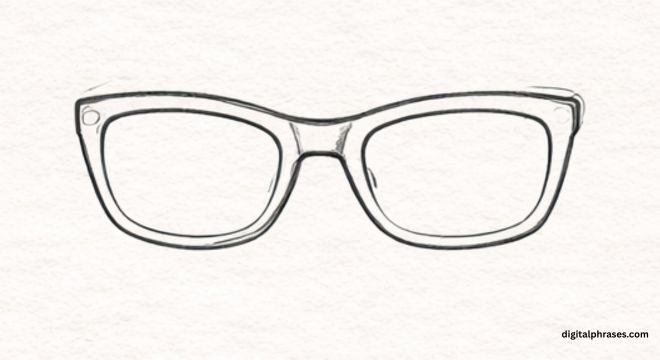 How to Draw a Sunglass?