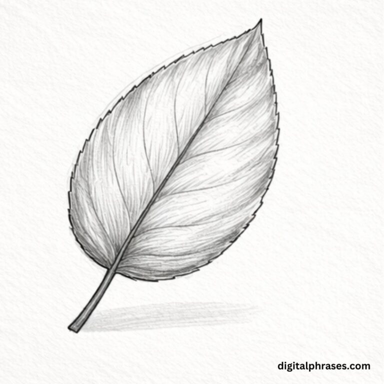 How To Draw a Leaf?
