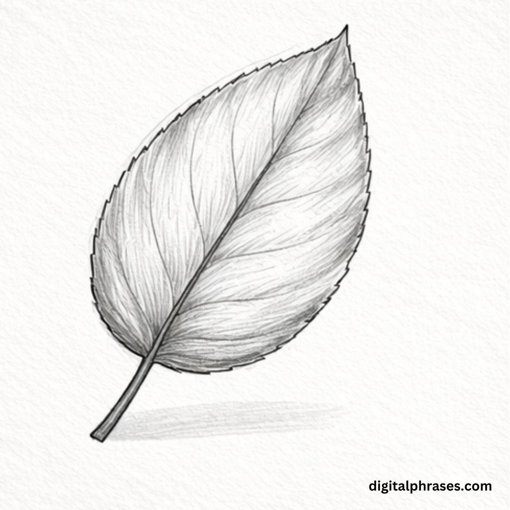 How To Draw a Leaf?