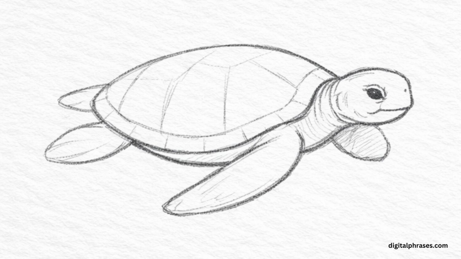 How To Draw a Sea Turtle?