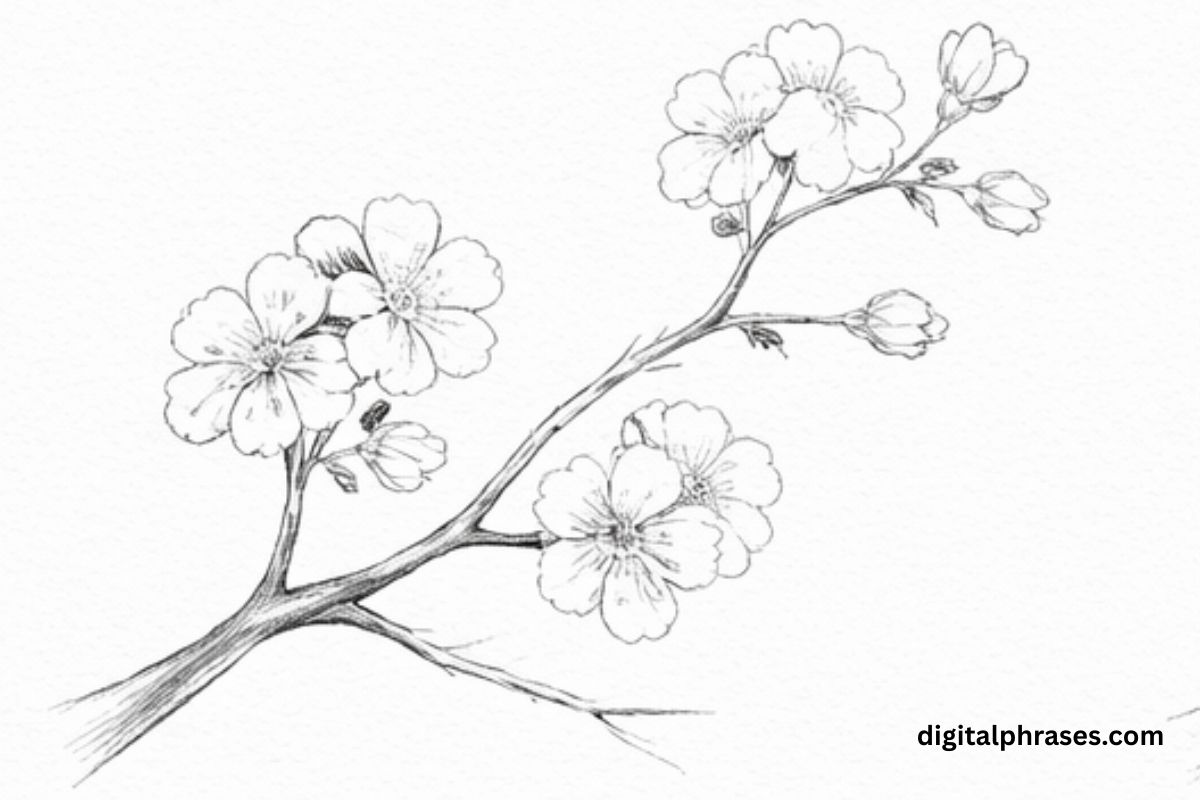How To Draw Cherry Blossom?