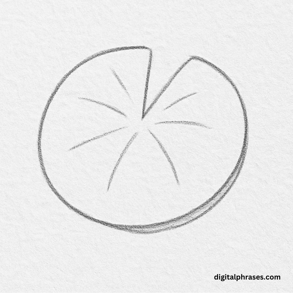 How To Draw a Lily Pad