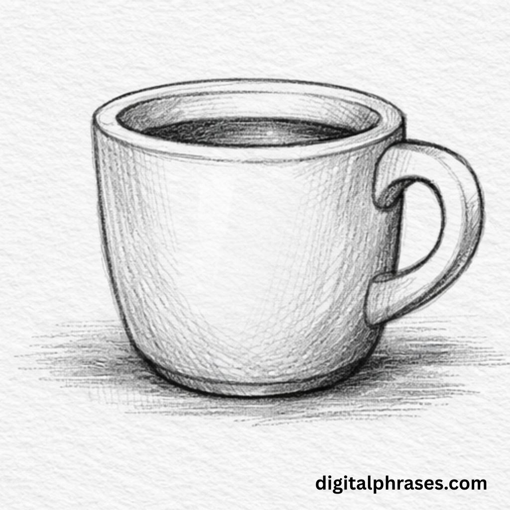 How To Draw a Coffee Cup?